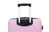 VACAMAMI 3 Piece Lightweight Suitcase (20/24/28) Pink