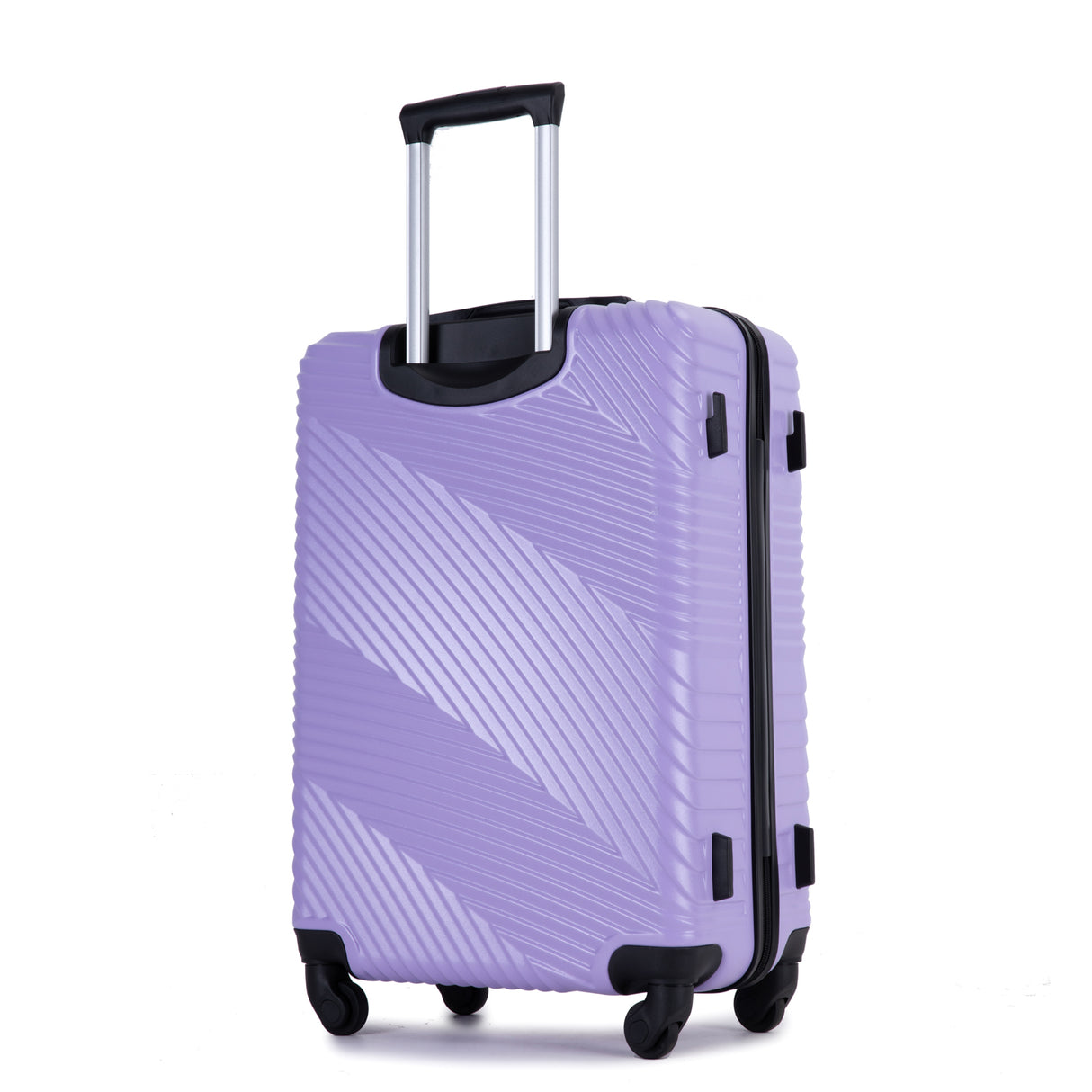 VACAMAMI 3 Piece Lightweight Suitcase (20/24/28) Light Purple