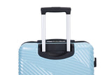 VACAMAMI 3 Piece Luggage Lightweight Suitcase (20/24/28) Aqua Blue