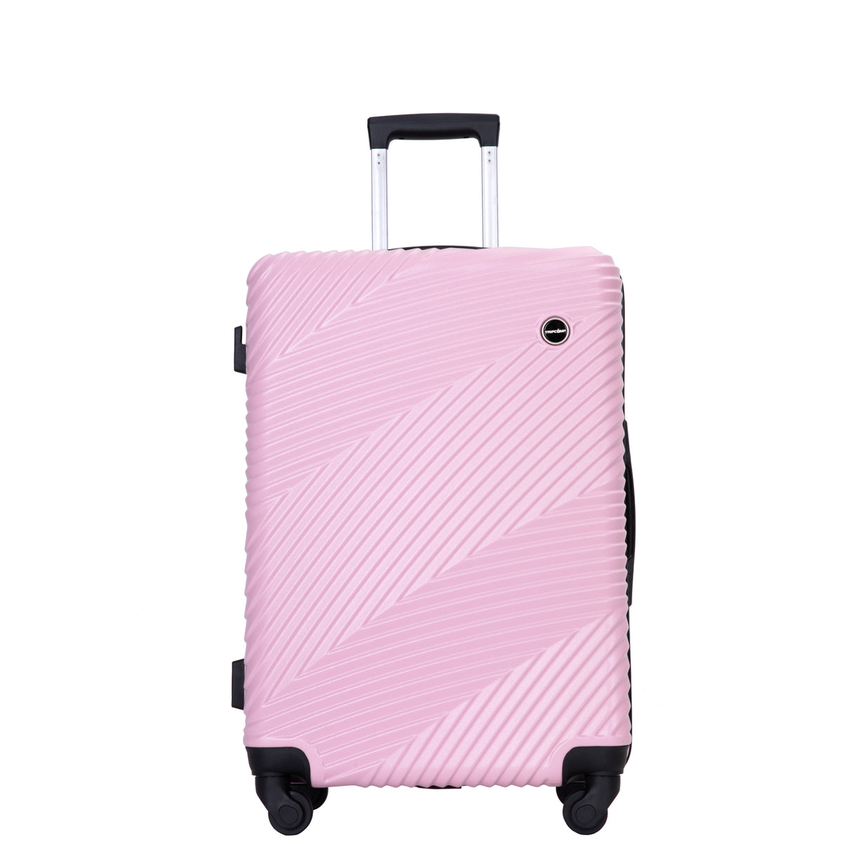 VACAMAMI 3 Piece Lightweight Suitcase (20/24/28) Pink