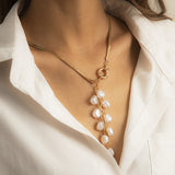 VACAMAMI pearl tassel necklace