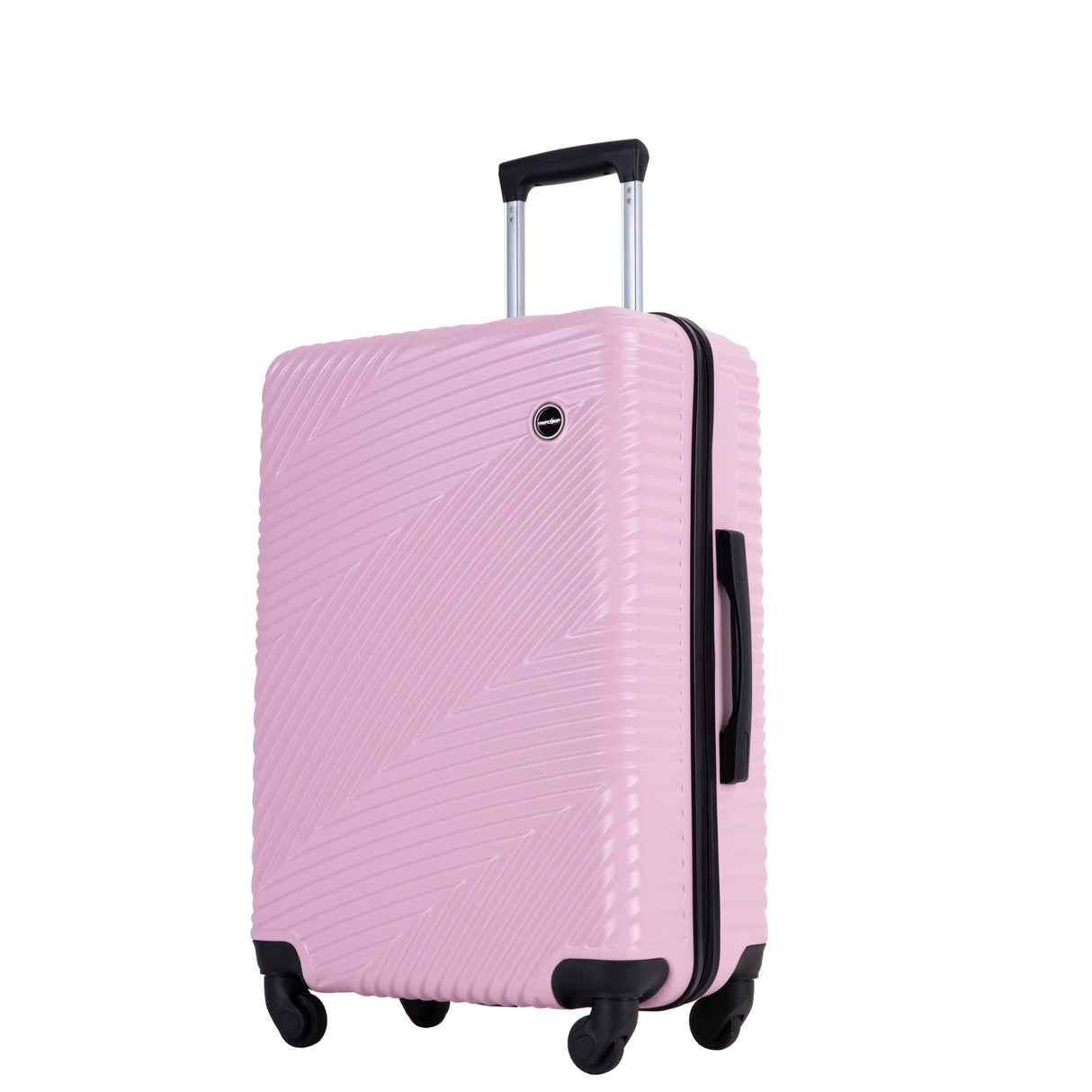 VACAMAMI 3 Piece Lightweight Suitcase (20/24/28) Pink