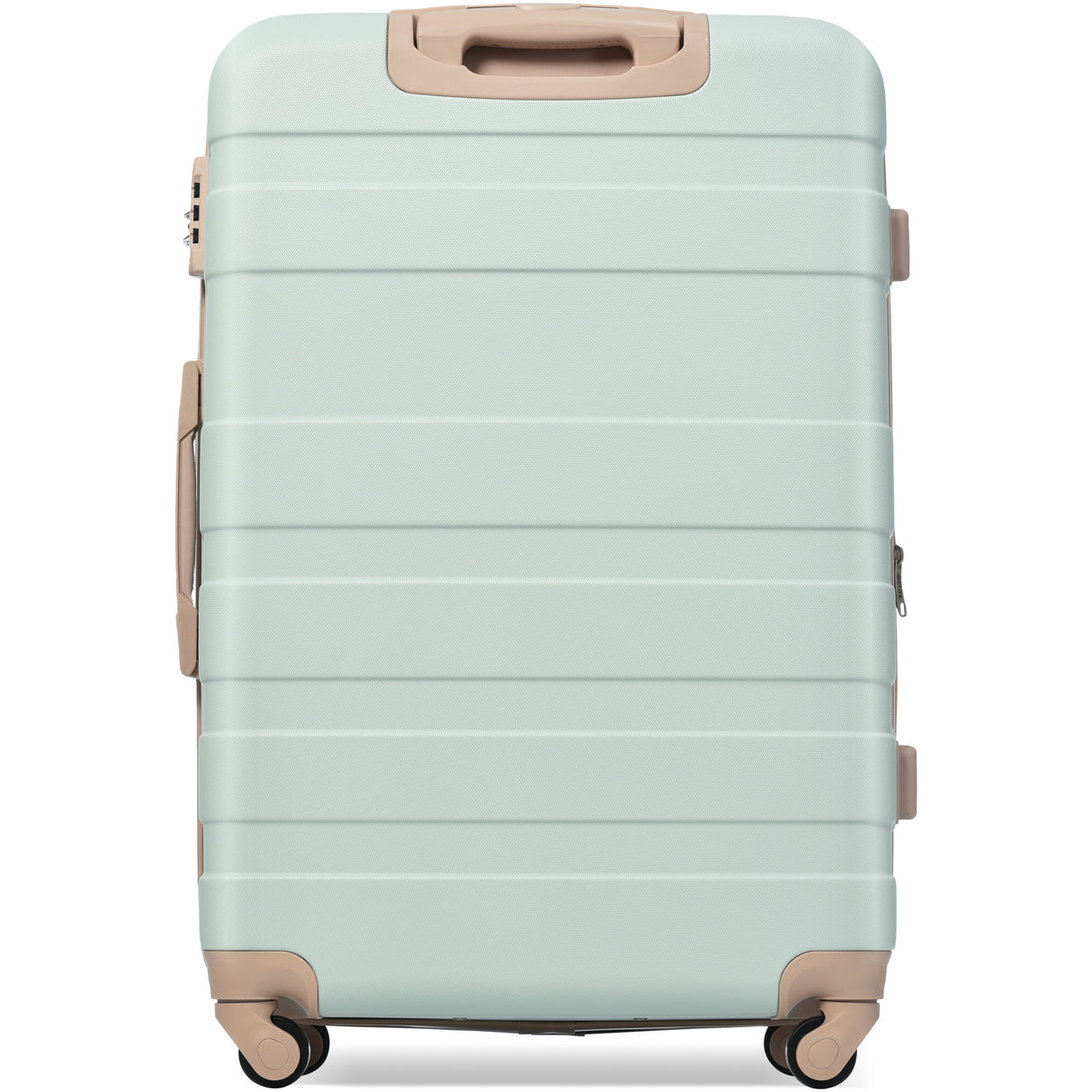 VACAMAMI 3pcs suitcase set TSA Lock Sage/Tan