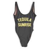 TEQUILA SUNRISE New Sexy Swimwear Women Female Bathing Suit Monokini Beach Backless Bikini Swim Wear - VACAMAMI