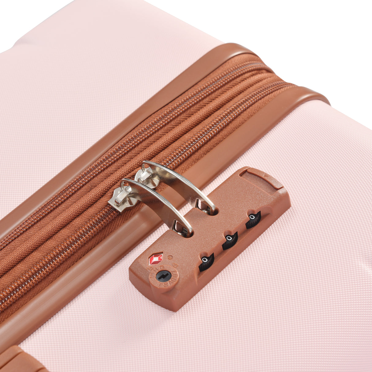 VACAMAMI Pink 3 Piece Suitcase Set 20/24/28