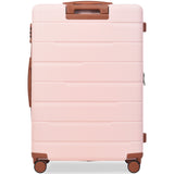 VACAMAMI Pink 3 Piece Suitcase Set 20/24/28