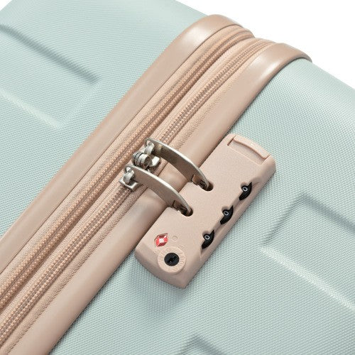 VACAMAMI 3pcs suitcase set TSA Lock Sage/Tan