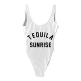 TEQUILA SUNRISE New Sexy Swimwear Women Female Bathing Suit Monokini Beach Backless Bikini Swim Wear - VACAMAMI