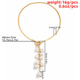 VACAMAMI pearl tassel necklace