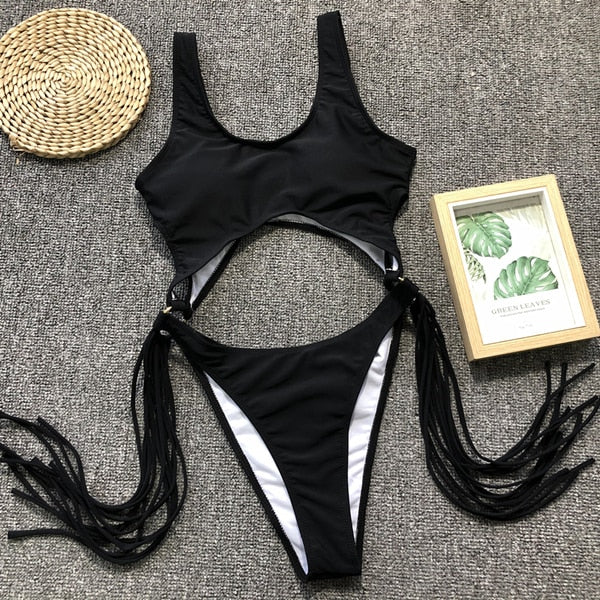 Tassels Monokini - One Piece - VACAMAMI