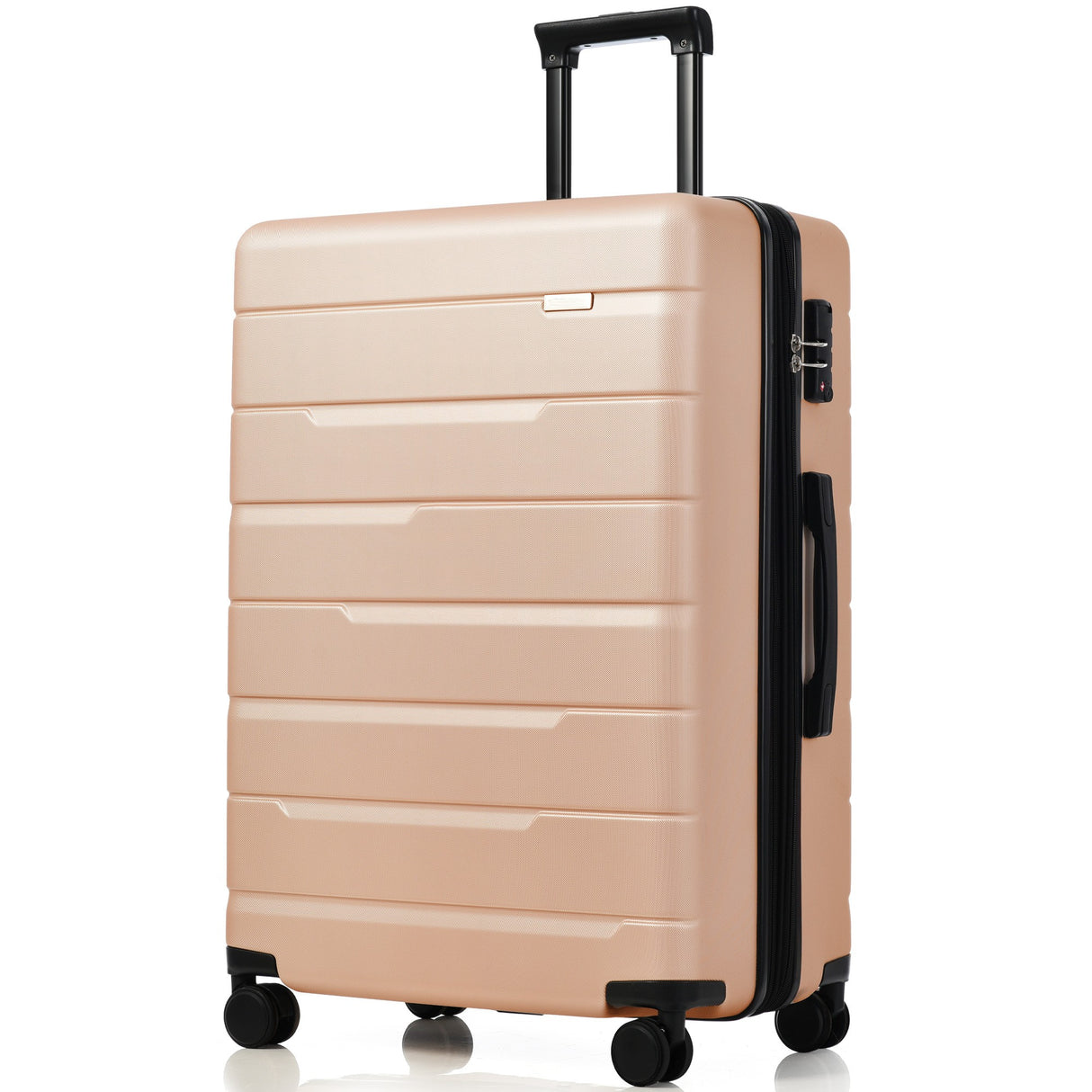 VACAMAMI Champagne 3 Piece Suitcase Set 20/24/28 Carry on Luggage