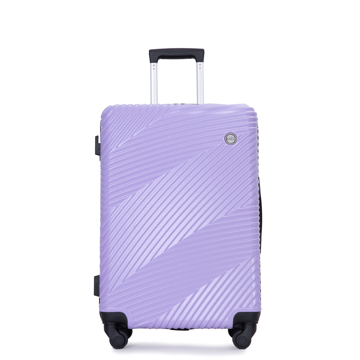 VACAMAMI 3 Piece Lightweight Suitcase (20/24/28) Light Purple