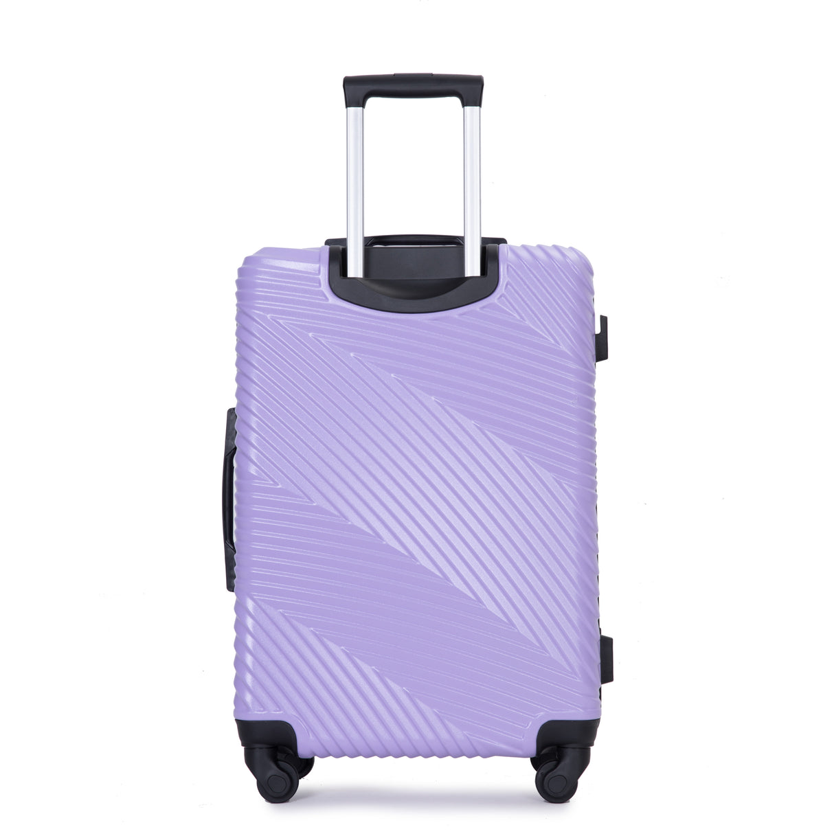 VACAMAMI 3 Piece Lightweight Suitcase (20/24/28) Light Purple